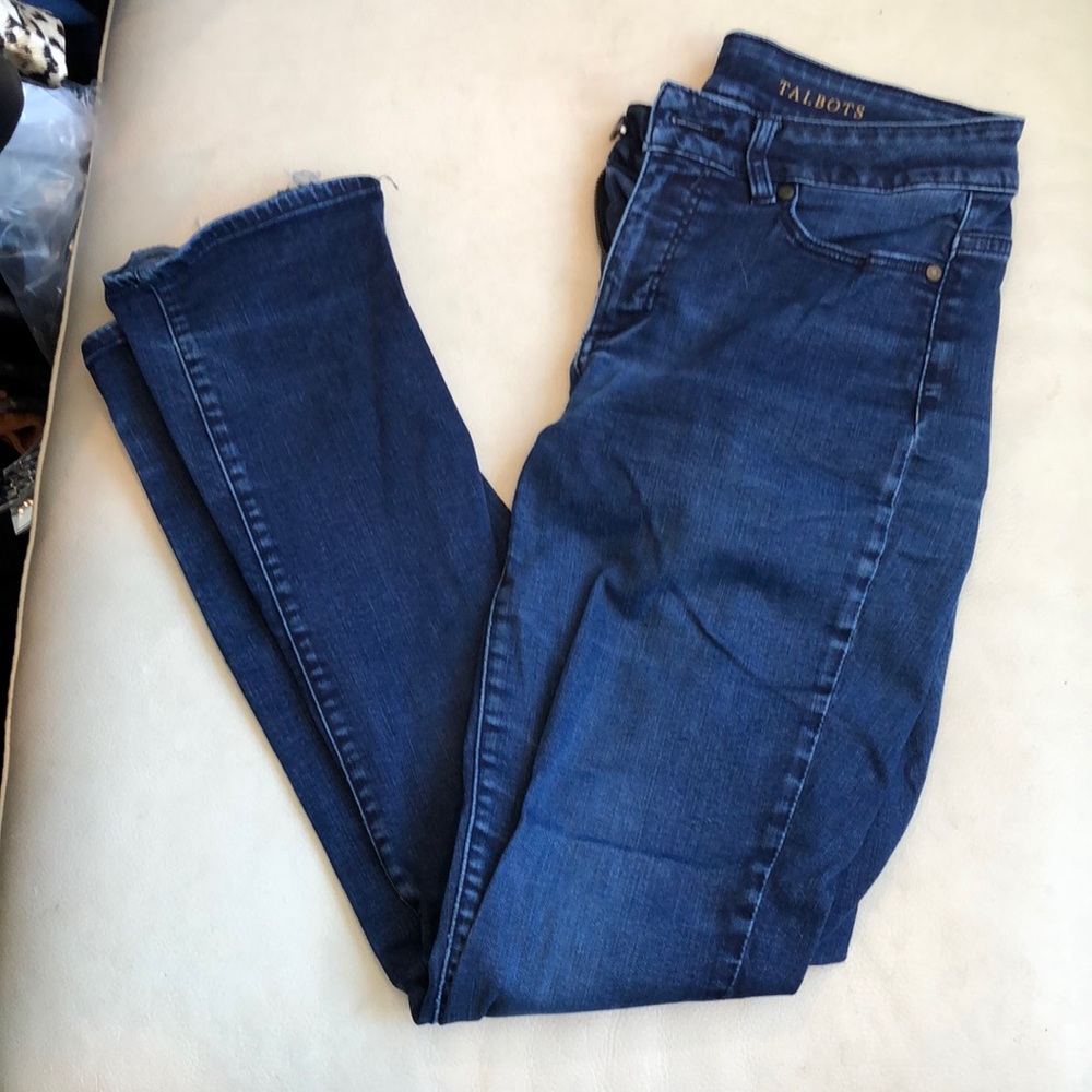 Talbots ‘curvy’ straight leg denim jeans